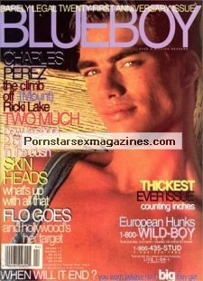 Blueboy Gay Magazine April 1996 - Jeff Stryker - Hal Rockland - Ricky Price